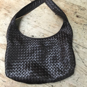 Bottega Veneta cross-body woven leather bag
